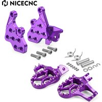 AliExpress NICECNC For Surron Light Bee X S L1E For Segway X160 X260 Motocross Extender Foot Pegs Footrest & Bracket Electric Dirt Bike