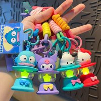 HelloKitty Action Figure HANGYODON Model Doll Pendant Melody KUROMI POMPOMPURIN Pochacco Handmade Ornament Children's Gift Toys