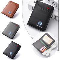 PU Leather Car Driving Document bag ID Passport Card Wallet Card Pouch for Volkswagen Vw R Passat Jetta Polo Touran Golf RLine
