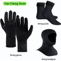 Diving Gloves Socks Head Covers Diving Equipment Wear-resistant Prevent Punctures And Keeps Warm Beachcombing Protective Gear