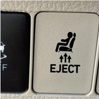 AliExpress NONE 9PCS/SET Funny Eject Seat Ejection Waterproof Sticker, Vinyl Decal for Car Interior Button Decor