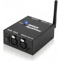 Wireless DMX Splitter with One Input 2-Way Distributor 3-Pin Xlr Separate Dmx Signal Amplifier System