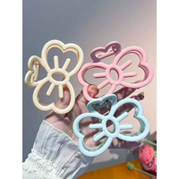 Candy Color Cat Bow Hair Claw Clip Sweet Plastic Crab Hair Clips Fashion Cute Hair Accessories for Women Girls