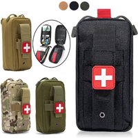 First Aid Kit Medical EDC Pouch Tactical Outdoor Medical Bag Tourniquet Scissors Waist Bag Tactical Survival Bag