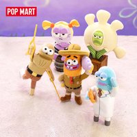 【EU】POP MART Mieszkańcy Bikini Bottom - Urocze Pluszaki Część 2 1 szt./6 szt. Blindbox Figurka Kolekcjonerska Śliczny Prezent