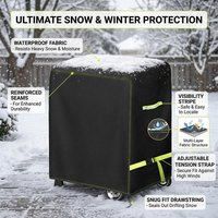 420D Oxford BBQ Cover -Outdoor Waterproof Grill Cover All-Season Universal,UV Resistant Heavy Duty Carbon Grill Protective Cover