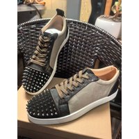 Patchwork Rivet Round Head Men Sneakers Spring Fashion Boys Shoes Fashion Outdoor Lace-up Flats Cover Heel Male Soft Sole Shoes