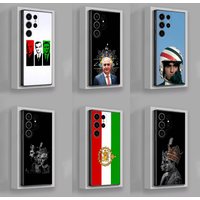 Mohammad Reza Pahlavi Iran Flag Phone Case For Samsung S25,S24,S26,S22,S23,S30,S21,5G,Fe,Lite,Ultra,Plus Protect Cover