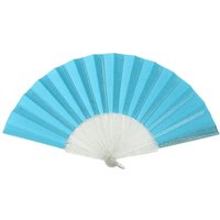 Glitter Sparkle Handheld Fan Solid Color Plastic Portable Folding Fan for Wedding Travel Party Dancing Cosplay Gift Fans Decor