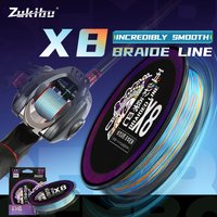 ZUKIBO 1000M Multicolor Multifilament PE Line Japan 8 Strands Braided Fishing Line High Quality Surfcasting Saltwater Main Line