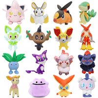 Pokemon Phantump Plush Toys Cute Oddish Purrloin Gothita Cartoon Anime Stuffed Pechule Fennekin Blaziken Zoroark Christmas Gifts