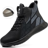 Man Safety Shoes Puncture-Proof Work Sneakers Lightweight Work Shoes Men Steel Toe Anti Smash Safety Boots Indestructible Shoes