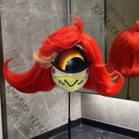 Hazbin Hotel Niffty Cosplay Mask Equipment Costumes headgear Headdress Comic-con Hallowmas Anime Expo (eyes are replaceable)