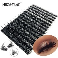 60D/80D Mink Eyelashes 100/280 Clusters Eyelash Extension Natural Individual False Lashes Russian Volume Lash Makeup Cilia Cili