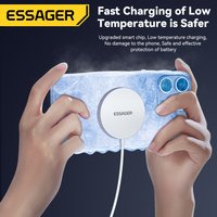 Essager Magnetic Qi Wireless Charger 15W With Cable For iPhone 14 13 12 Pro Max Fast Wireless Charging For Samsung Xiaomi Huawei