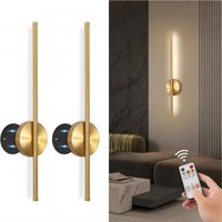 Magnetic Rechargeable 50 Wall Lamp Black Gold For Living Room Bedroom Hallway Study Stairwell Cloakroom LED Lighting Wiring Free image 4