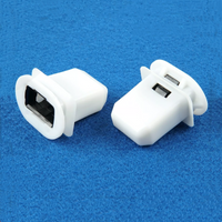2Pcs Rear Seat Cushion Clips Retainer Bracket For AUDI A4 A5 4L0886373 White Rear Cushion Seat Screw Fixing Clips Car Parts
