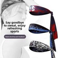 Sweat Absorbent Sports Headband Open Design Baskeall Men's Sle Sweat Control Hair Tie Durable for Street Dance Badminton