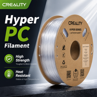 Creality Hyper PC Filament Transparent Tough & Rigid High Heat Resistance 1.75mm 1KG for All 3D Printers New 3D Printer Filament