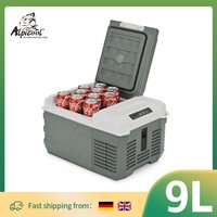 Alpicool NL9 9L Portable Refrigerator 12V/24V Small Car Fridge 100V~240V AC Electric Cooler Plug in Mini Freezer for Camping image 4
