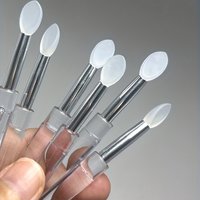 2Nail painting silicone magic mirror pen in a tube-Transparent silicone stick,Suitable for applying mirror powder and glitter,Po