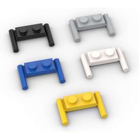 MOC 10PCS 3839 Modified 1x2 Plate Building Blocks Kit With Bar Handle Bricks Particle Puzzle DIY Toys Children Birthday Kid Gift