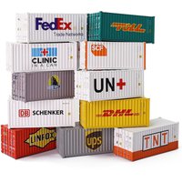 Evemodel HO Scale 1:87 20ft Shipping Container Cargo Box 20' Container C8726 Logistics Series
