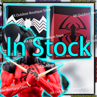 In Stock Mess Toys Spider Man Symbiote Scarlet Spider Kaine Parker Messtoys Spiderman Black Suit Anime Action Figure Gifts Toys