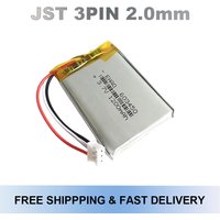 603450 Lithium Polymer Lipo Battery 3.7V 1200mAh With JST PH 2.0mm 3Pin For DVD Recorder GPS Camera E-book