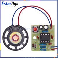Professional NE555 Doorbell DIY Kit - Dual Tone Ding Dong Sound PCB Soldering Practice with Complete Electronic Components