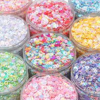20 g/Packung Neuheit gemischte Kunststoffperlen, Gelee-Strasssteine, DIY-Paillettenzubehör