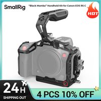 SmallRig “Black Mamba” Handheld Kit for Canon EOS R5 C with Top Handle Extended Baseplate and USB-C Cable Clamp 3891