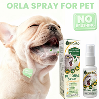 Pet Oral Care Spray, Made with Natural Ingredients and a Gentle Formula, Requires No Brushing; Simply Spray to Freshen Your Pet.