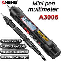 ANENG A3006 Mini Pen Type Multimeter Digital Professional 4000 Counts AC/DC Voltage Ohm Diode Capacitance Hz meter Tool