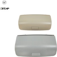 BTAP New Beige Grey Sunglass Glasses Holder Box For VW Tiguan Golf MK5 MK6 Jetta 5 Passat B7 1KD868837 1K0868837 1K0 868 837 E