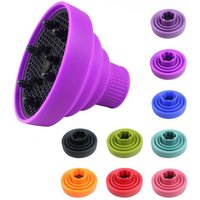 New 1PC Foldable Silicone Hairdryer Diffuser Cover Temperature Resistant Silica Hairdressing Curly Styling Hair Care Salon Tool