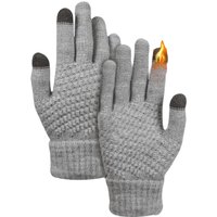 AliExpress WRELS Women Men Warm Winter Touch Screen Gloves Stretch Classical Knit Mittens Wool Full Finger Outdoor Cycling Driving Glove