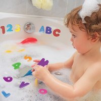 36 pcs Sticker Game Swimming Play Toy Teaching Toys Alphabet Bath Tub Letters Numbers ABC 123 Foam Set