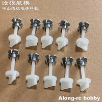 10pcs 4mm or 5mm or 6mm Nylon Screw Hand Screw For Model Aircraft DIY RC Plane Airplane Gas PlanePart