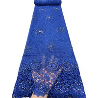 African High Quality Water Soluble Embroidered Hollow Tulle Lace Fabric Material For Nigerian Women Wedding Party Dress Sewing