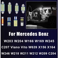 Car LED Light For Mercedes W203 W204 W166 W169 W245 W246 W218 W211 W212 W209 C204 C207 Viano Vito W639 X156 X164 Accessories