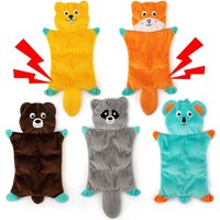 Dog Vocal Toys Cute Non-stuffed Soft Plush Toy Puppy Educational Teething Chew Toys Pet Supplies for Small Medium Dogs