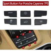Car Front Console Drive Mode Suspension Sport Switch Console Traction Control Button For Porsche Cayenne 7P5 2010-2018 7P5927127