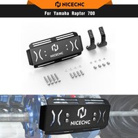 NICECNC For Yamaha Raptor 700 Rear Bumper Bash Guard For Yamaha Raptor 700R 2006-2026 ATV Accessories Chain Protector Aluminum