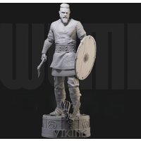 1/24 75mm Proportion Resin Body Assembled Model Kit Viking Warrior History Hobby Miniature Unassembled and Unpainted DIY Toys