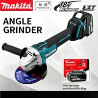 Original Makita 18V Li-ion Battery, for DGA506 125mm Brushless Angle Grinder High Capacity Safe Charging Grinding Cutting