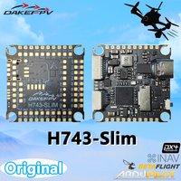 DAKEFPV H743 SLIM V4 STM32H743 Dual ICM42688P 3-12S H7 Flight Controller Support BF INAV AP PX4 For FPV Drone Multicopter RC