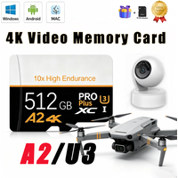 High Speed Micro SD Card 512GB 256GB 128GB Class10 U3 TF Flash Cards Mini SD Card for Phone Camera
