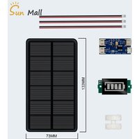 6V 1.26W 210MA Mini Solar Panel 133X73MM Solar Cells DIY For Light Cell Phone Toys Chargers Portable HIgh Quality DIY