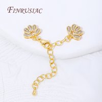 1/2/3Pcs 18K Gold Plated Extension Chains with Lobster Clasps Connectors For Jewelry Making Supplies,DIY Necklaces Accessories